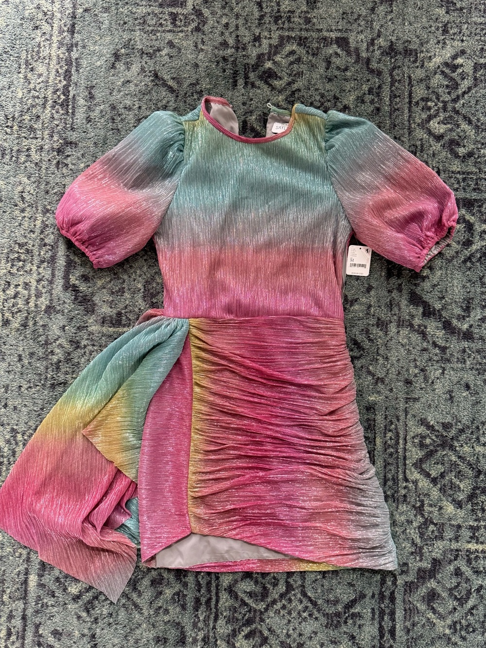 SAYLOR Multicolor Ombre Mini Dress